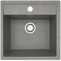 Кухонная мойка БелЭворс Rio + смеситель W4998-4 + дозатор L405-1 (серый/сатин) - фото2