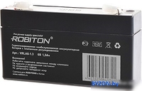 Аккумулятор для ИБП Robiton VRLA6-1.3 (6В/1.3 Ач) - фото