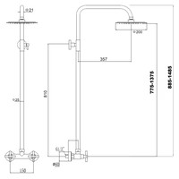 Верхний душ Fmark FS8405 - фото2