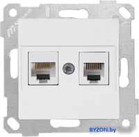 Розетка компьютерная Mutlusan Rita 2200 139 0101 (белый) - фото