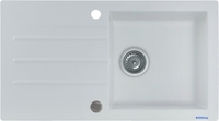 Кухонная мойка Kernau KGS A 50 1B1D Pure White - фото