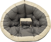 Кресло-мешок Mio Tesoro 4с0013тр (L, серый/бежевый) - фото2