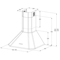 Кухонная вытяжка Korting KHC 9839 RB - фото2