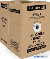 Кабель ExeGate UTP4-C5e-CU-S25-IN -LSZH-GR-305 UTP - фото2