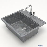 Кухонная мойка MARRBAXX 9/Q8 F009Q008 (темно-серый) - фото2