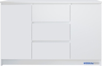 Комод ДСВ Мори МК 1200.3 (белый) - фото, картинка Комод ДСВ Мори МК 1200.3 (белый) - фото