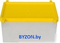 Монтажная коробка (подрозетник) Bylectrica КМ-405 (белый/желтый) - фото