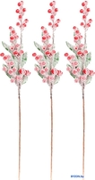 Рождественская ветка GrandSiti 23842-3 L58CM (3шт) - фото2