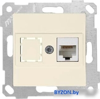 Розетка компьютерная Mutlusan Rita 2200-140-0102 (слоновая кость) - фото