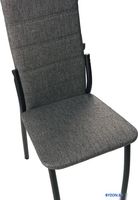 Стул ВВР Прага (серый/черный, рогожка) - фото2