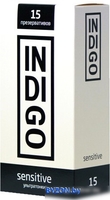 Гладкие презервативы Indigo Sensitive №15 ультратонкие - фото