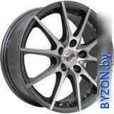 Литые диски Alcasta M63 15x6" 4x100мм DIA 60.1мм ET 46мм Graphite - фото