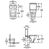 Бачок для унитаза Roca The Gap 734147000Y - фото2