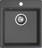 Кухонная мойка GranFest GF-LV-420 (графит) - фото