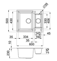 Кухонная мойка Elleci Easy 150 Avena 51 - фото2