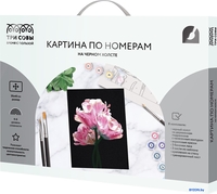 Три совы Розовые цветы КХп_48141 - фото2, картинка2 Три совы Розовые цветы КХп_48141 - фото2