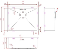 Кухонная мойка ZorG ZRN 5545 Premium - фото2