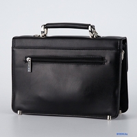 Мужская сумка Poshete 250-9628-BLK (черный) - фото2