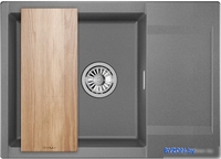 Кухонная мойка Granula ES-7003 (графит) - фото