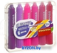Восковые мелки Bondibon ВВ3463 (6 цв.) - фото