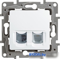 Розетка телефонная Legrand Etika 6 722 52 (белый) - фото