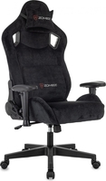 Игровое (геймерское) кресло Zombie Ghost Fabric (черный Light-20) - фото