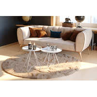 Журнальный столик Sheffilton SHT-CT3/CT3-2 (белый муар) - фото2