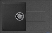 Кухонная мойка GranFest Quadro 780L (графит) - фото