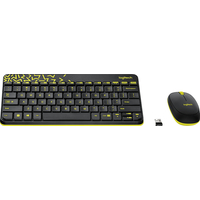 Мышь + клавиатура Logitech MK240 Nano 920-008213 (черный) - фото2