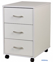 Тумба Polini Kids Mirum с ящиками на колесах 40x55 0002740.9 (белый) - фото, картинка Тумба Polini Kids Mirum с ящиками на колесах 40x55 0002740.9 (белый) - фото