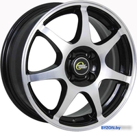 Литые диски Cross Street CR-15 15x6" 4x100мм DIA 60.1мм ET 40мм BKF - фото, картинка Литые диски Cross Street CR-15 15x6" 4x100мм DIA 60.1мм ET 40мм BKF - фото