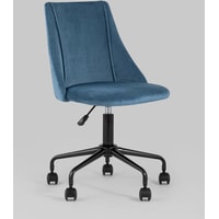 Кресло Stool Group Сиана велюр (синий) - фото2