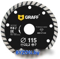 Отрезной диск алмазный GRAFF 17115 - фото, картинка Отрезной диск алмазный GRAFF 17115 - фото