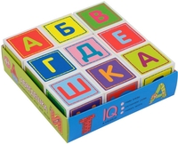 Развивающая игра Айрис-Пресс Умные кубики в поддончике. Абвгдешка (new) 9785811280599 - фото