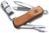 Туристический нож Victorinox NailClip Wood 580 - фото, картинка Туристический нож Victorinox NailClip Wood 580 - фото