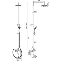 Душевая система Ledeme L72418 - фото2
