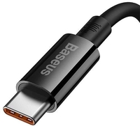 Кабель Baseus Superior Series Fast Charging USB Type-A - USB Type-C (1 м, черный) - фото2