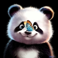 Алмазная мозаика Феникс+ Радостная панда 70808 - фото