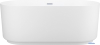 Ванна Wellsee Saint-Germain 150x70 28270101R (отдельностоящая ванна белый глянец, экран, ножки, сифон-автомат хром) - фото