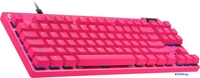 Клавиатура Logitech G Pro X TKL Rapid Analog 920-013253 (розовый, нет кириллицы) - фото2