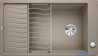 Кухонная мойка Blanco Elon XL 8 S (серый беж) 524867 - фото, картинка Кухонная мойка Blanco Elon XL 8 S (серый беж) 524867 - фото