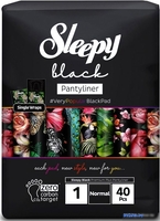 Прокладки ежедневные Sleepy Black Normal (40 шт) - фото