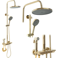 Душевая система Rea Max Gold REA-P6617 - фото
