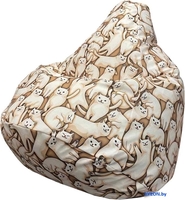 Кресло-мешок Flagman Груша Макси Г2.5-182 Kotofey-03 - фото