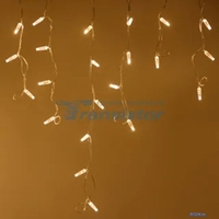 Новогодняя гирлянда Arlight ARD-ICICLE-CLASSIC-5000x500-CLEAR-160LED-FLASH Warm (230V, 10W, IP65) 042724 - фото