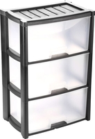 Комод Альтернатива Колорит М7924 (черный) - фото