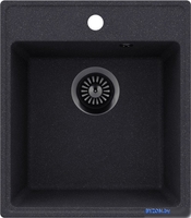 Кухонная мойка MAUNFELD Perla 425 MFQS-425DGR (темно-серый) - фото