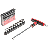 Набор торцевых головок и бит Hammer 601-027 (19 предметов) - фото