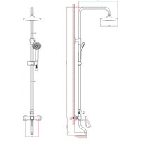 Душевая система A-Five А5-0537 - фото2