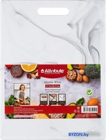 Разделочная доска Attribute Marble White ABX143 - фото
